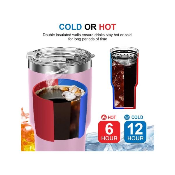 Vaso Térmico de 30 oz - Violeta Claro - Imagen 4