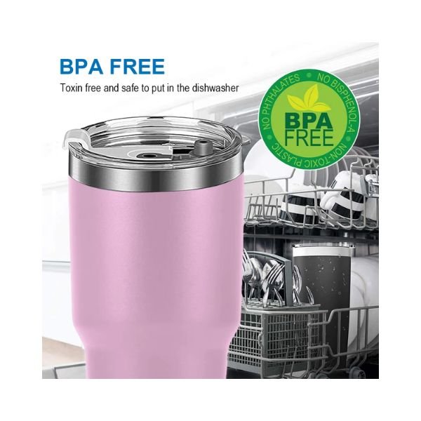 Vaso Térmico de 30 oz - Violeta Claro - Imagen 6