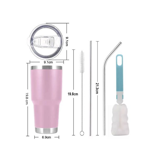 Vaso Térmico de 30 oz - Violeta Oscuro - Imagen 2