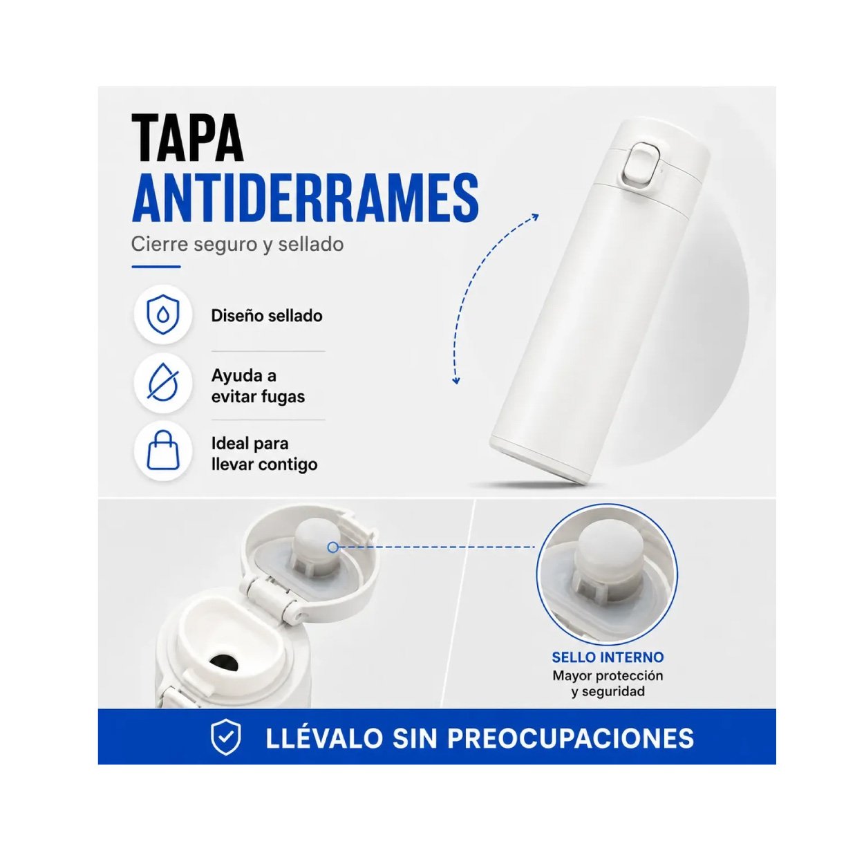 Termos 15 Oz Blanco - Imagen 3