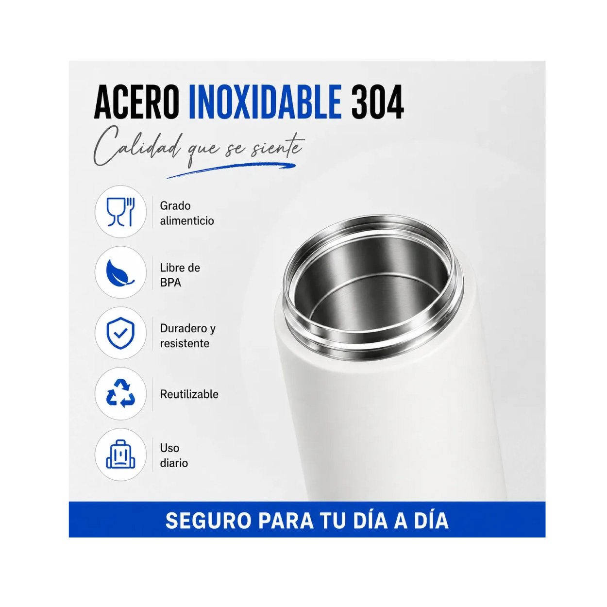 Termos 15 Oz Blanco - Imagen 5