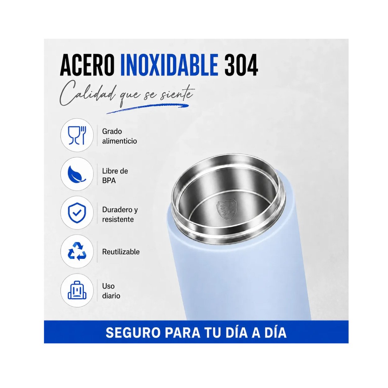 Termos 15 Oz Azul - Imagen 5