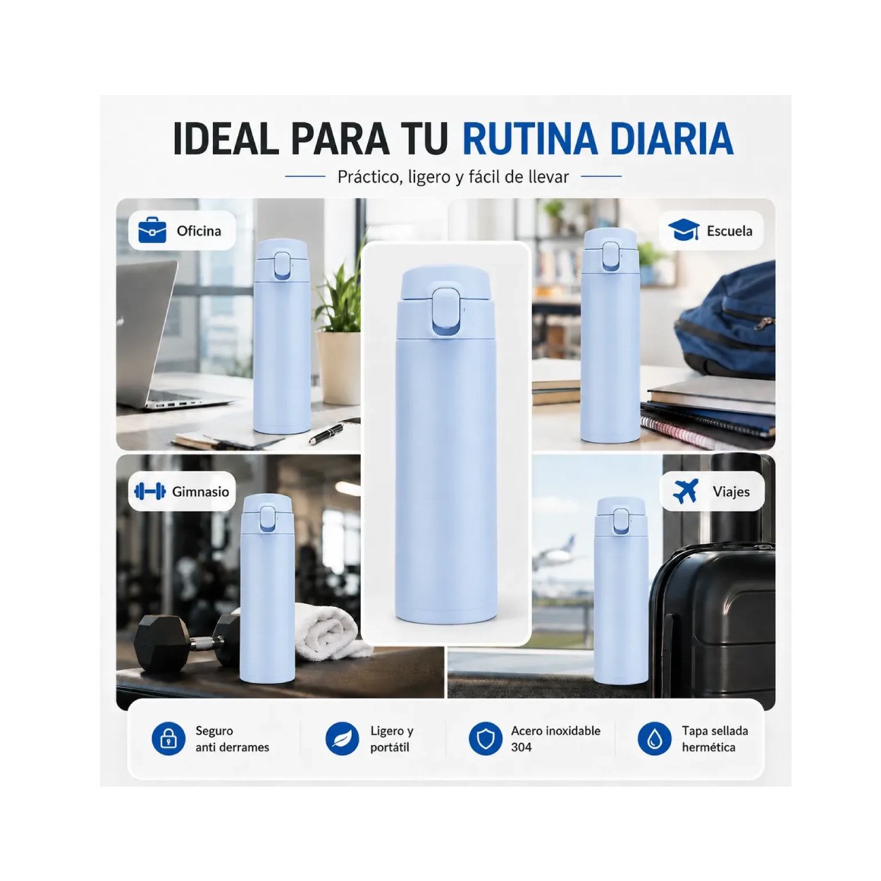 Termos 15 Oz Azul - Imagen 8