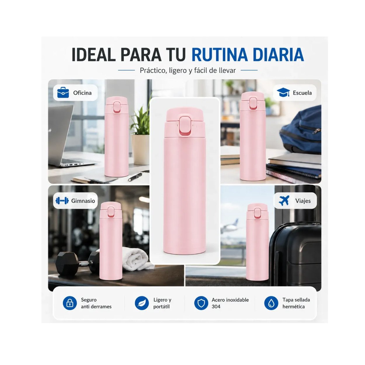 Termos 15 Oz Rosa - Imagen 8