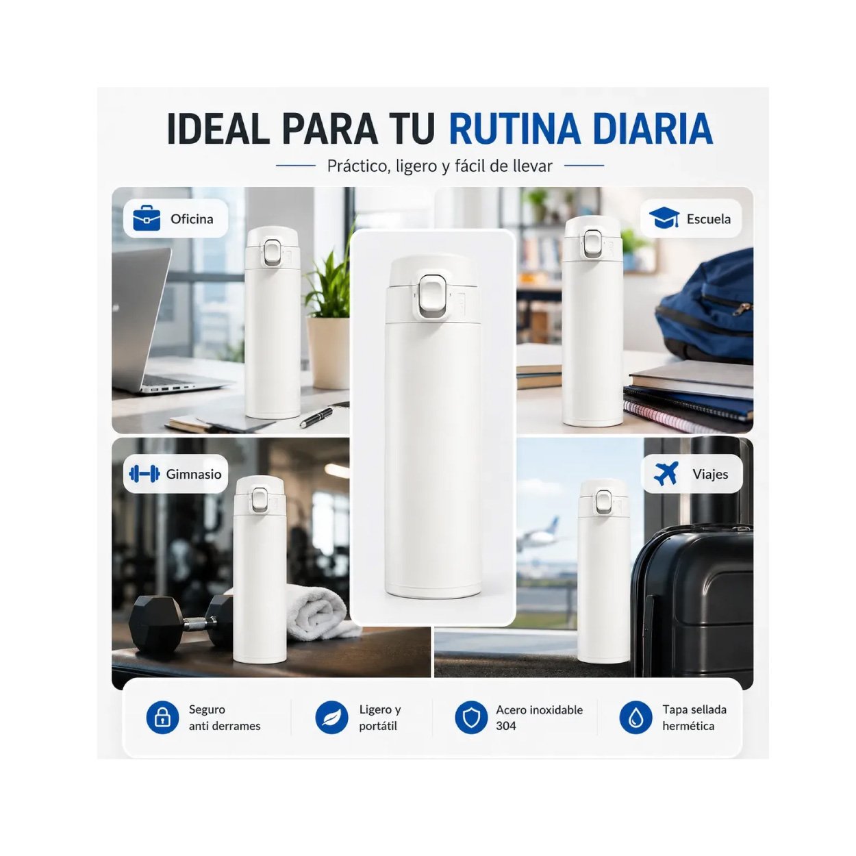Termos 15 Oz Blanco - Imagen 8
