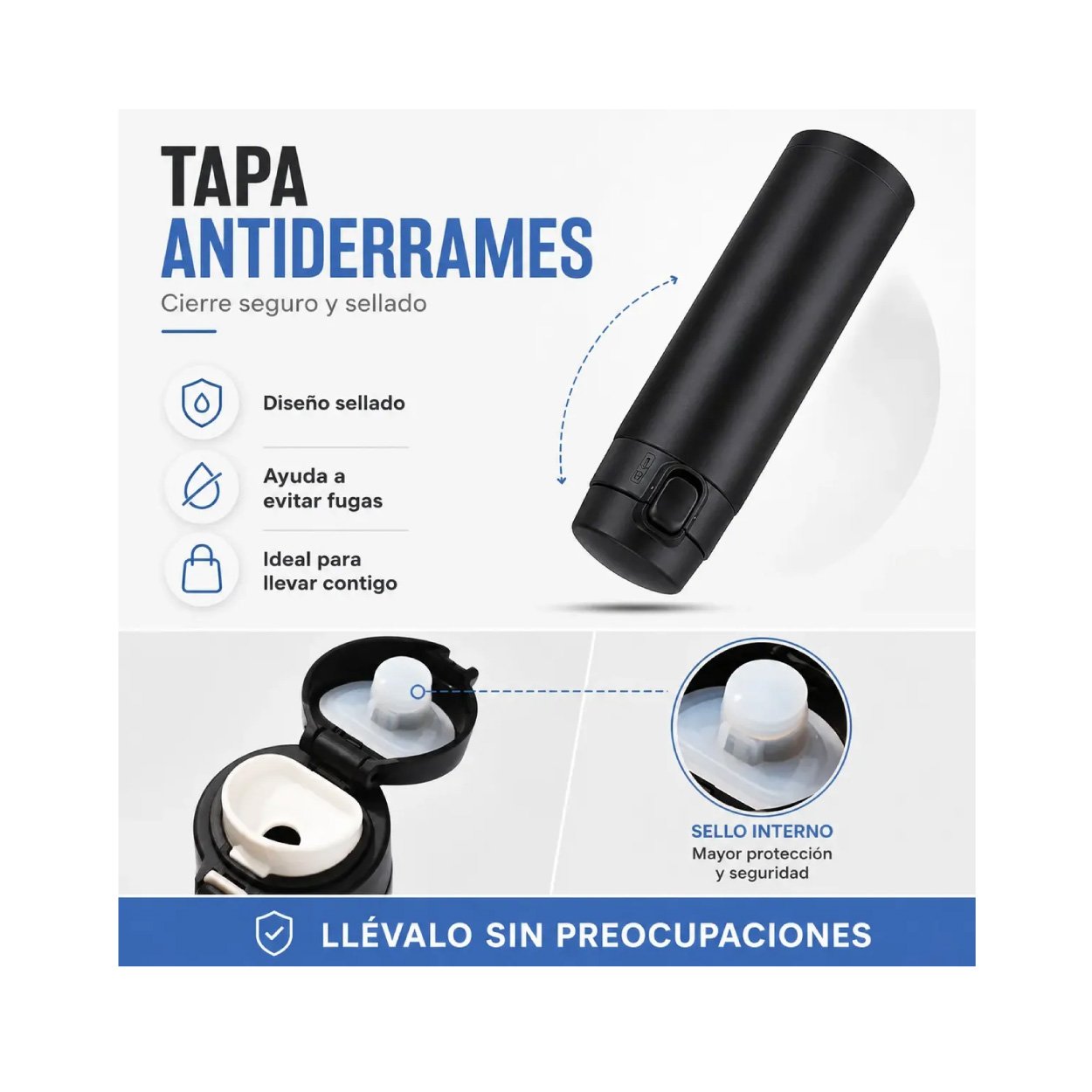 Termos 15 Oz Negro - Imagen 3