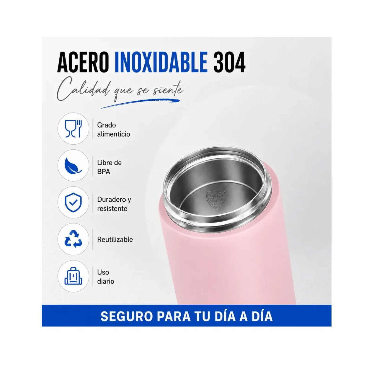 Termos 15 Oz Rosa - Imagen 5
