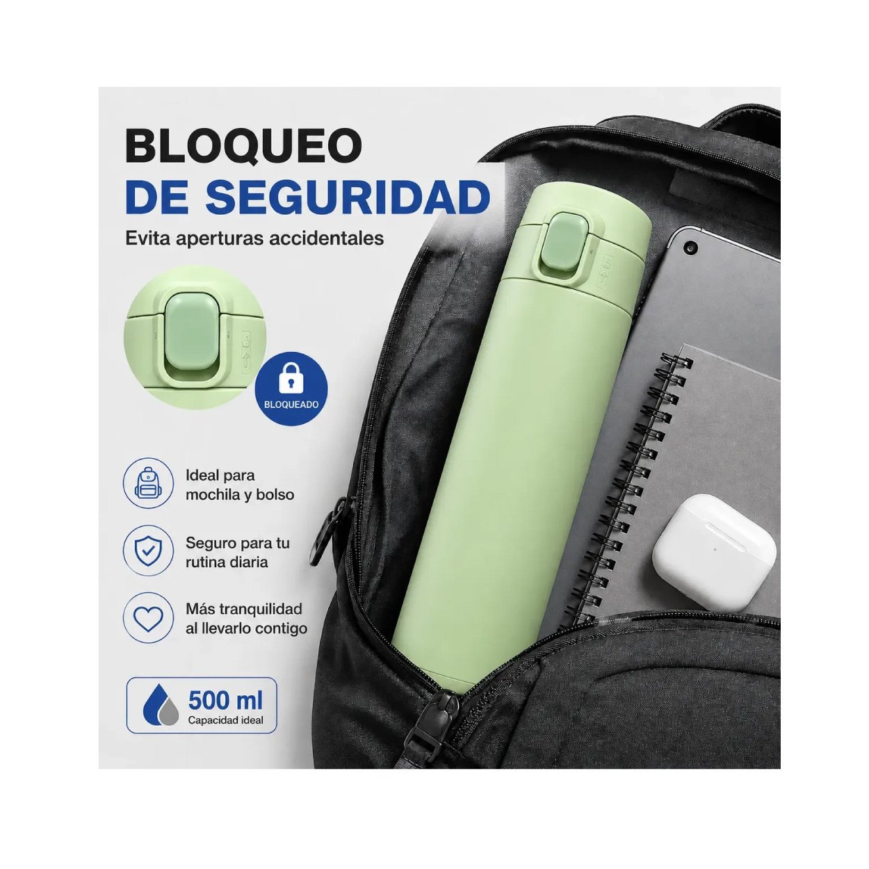 Termos 15 Oz Verde - Imagen 6