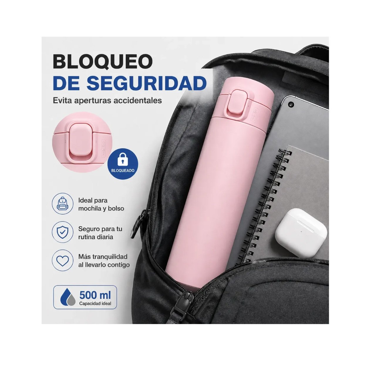 Termos 15 Oz Rosa - Imagen 6